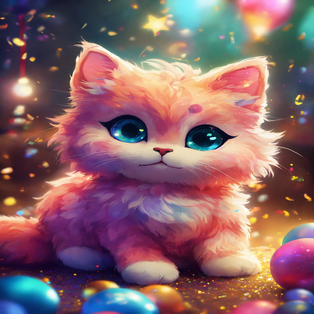 cute 3d pearl baby kitty 3 400