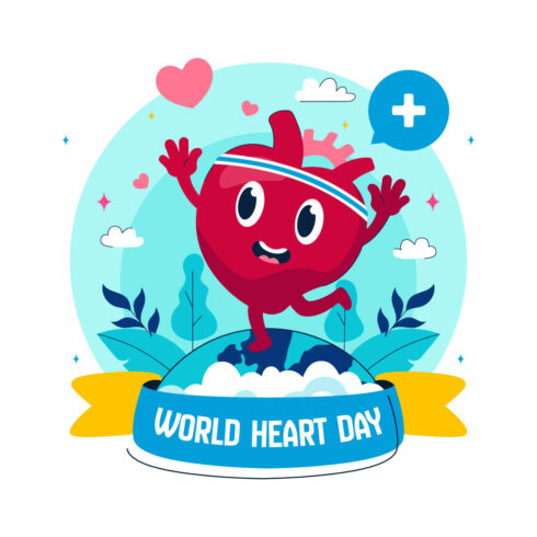 10 World Heart Day Illustration cover image.