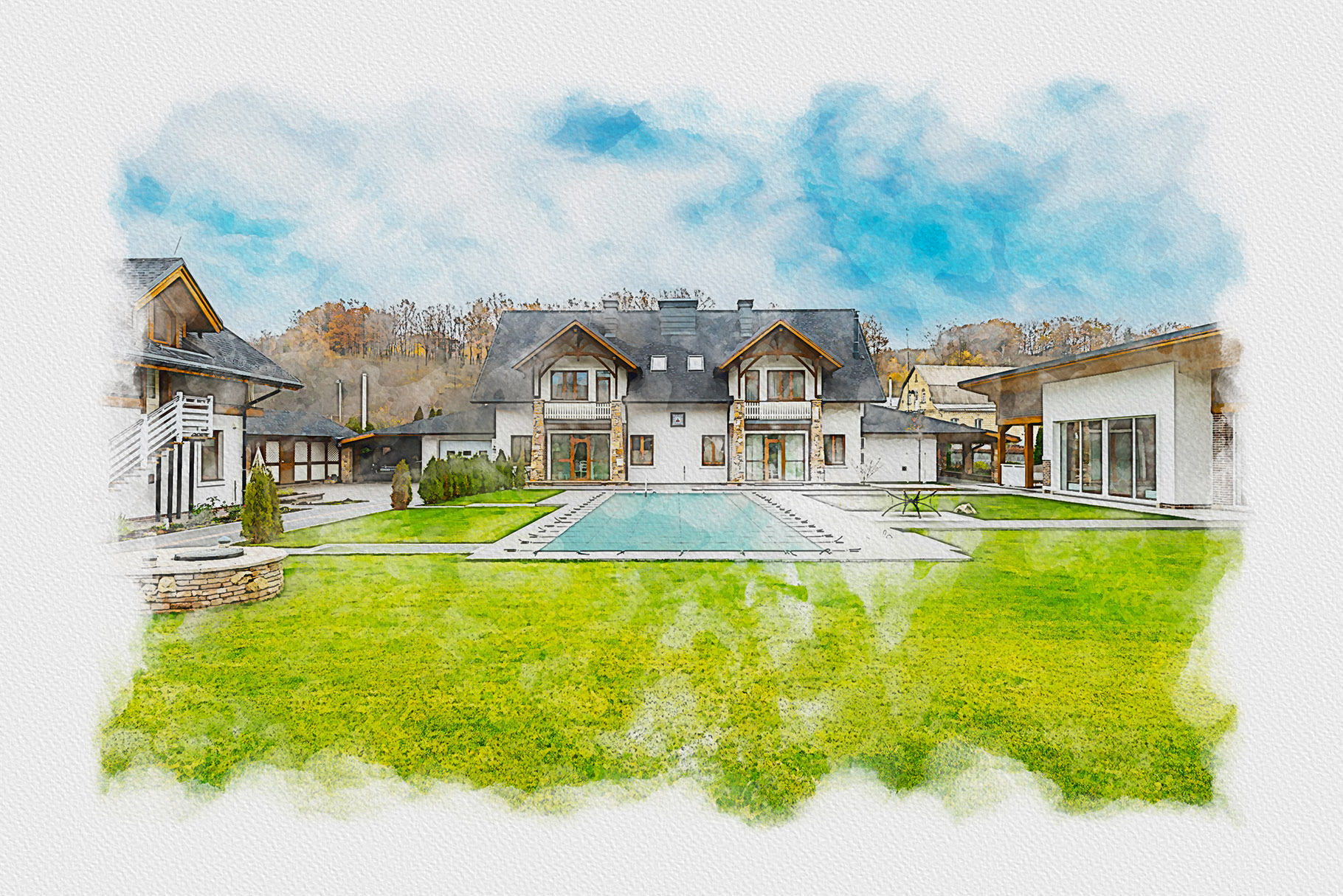 house portrait from photo by mri khokon ng 933