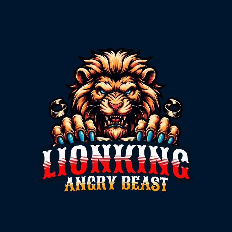 lion logo design template 417
