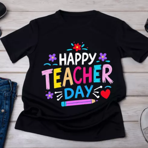 Educational Holiday Celebration T-Shirt Design cover image.