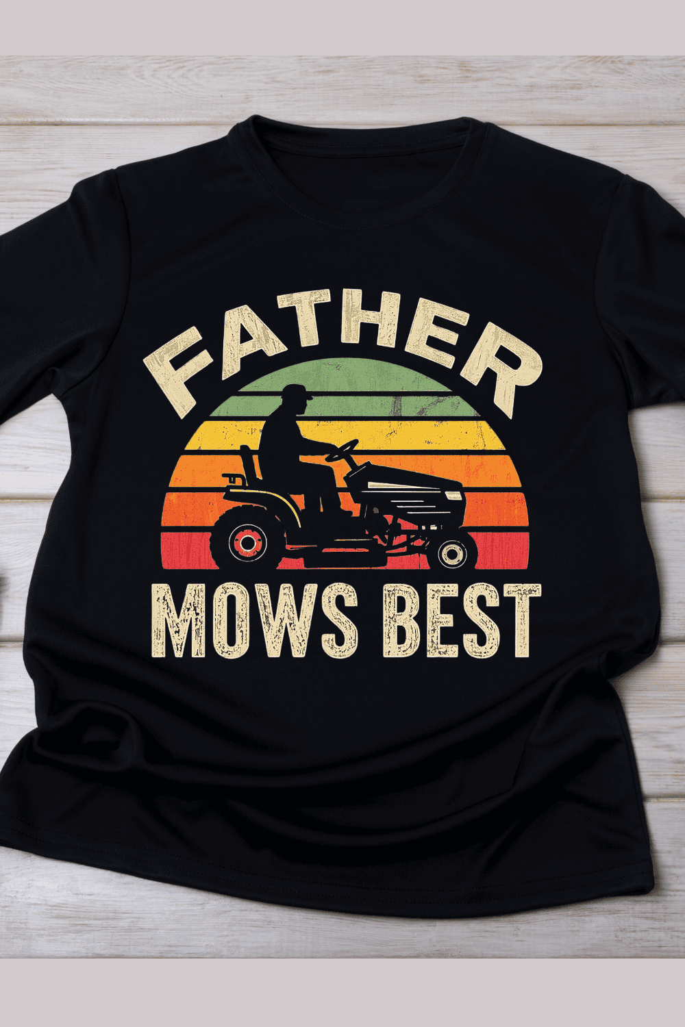 Nostalgic Lawn Care Enthusiast T-Shirt Design pinterest preview image.