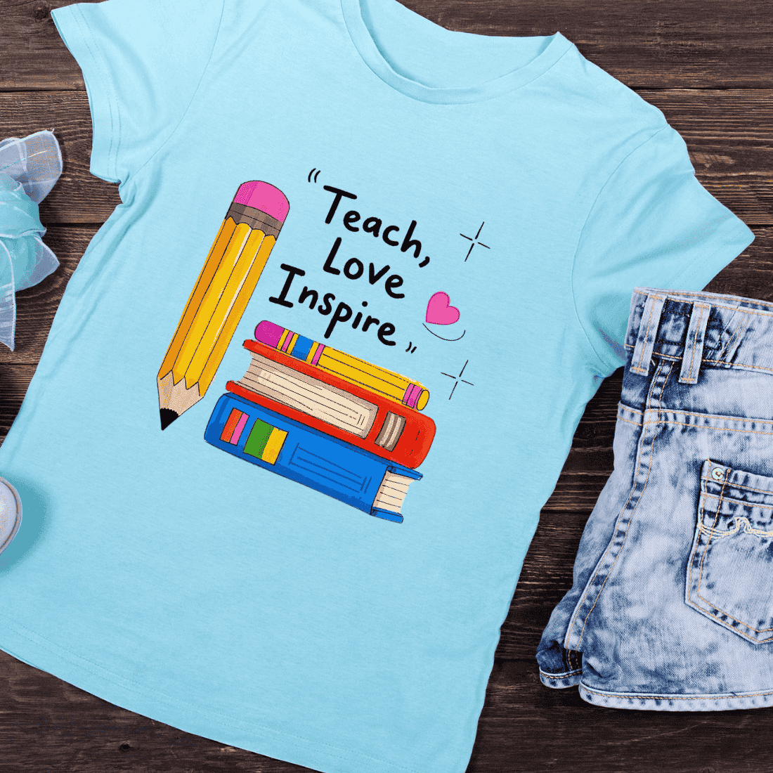 Education and Learning Inspiration T-Shirt Design preview image.