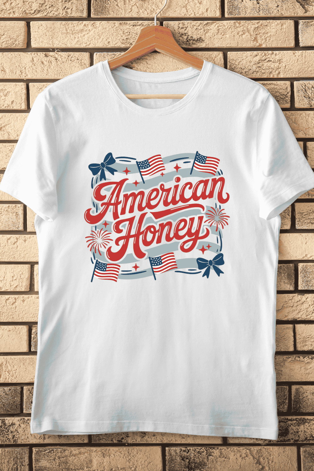 American Honey PNG for T-Shirt Design pinterest preview image.