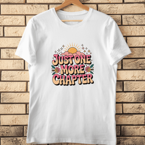 Cozy Reading Time T-Shirt Design cover image.