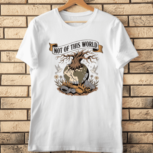 Spiritual Earth & Tree of Life T-Shirt Design cover image.