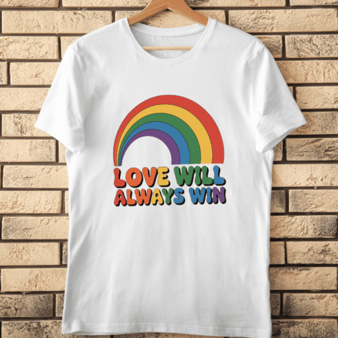 Positive Affirmation Equality T-Shirt Design cover image.
