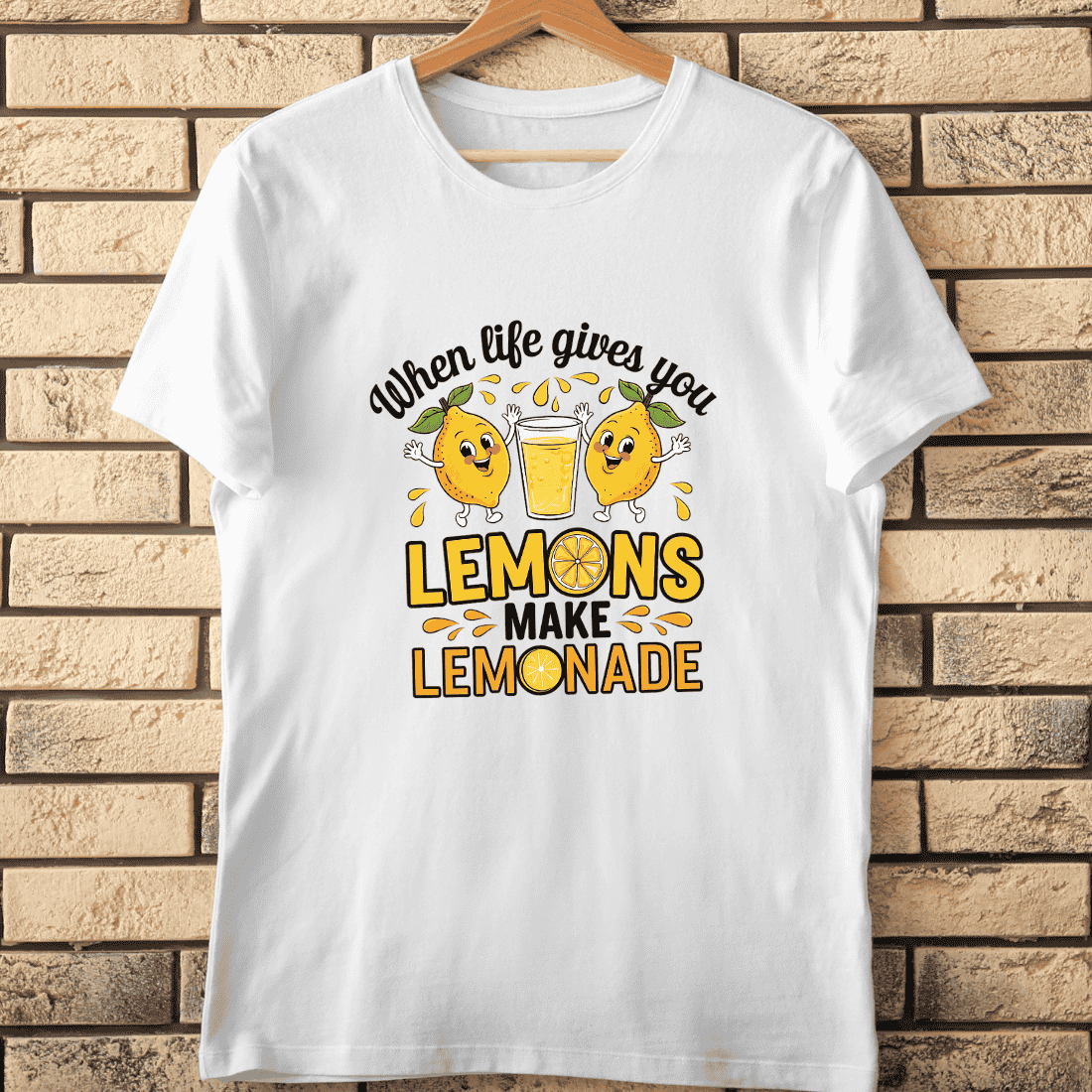 When Life Gives You Lemons PNG T-Shirt Design cover image.
