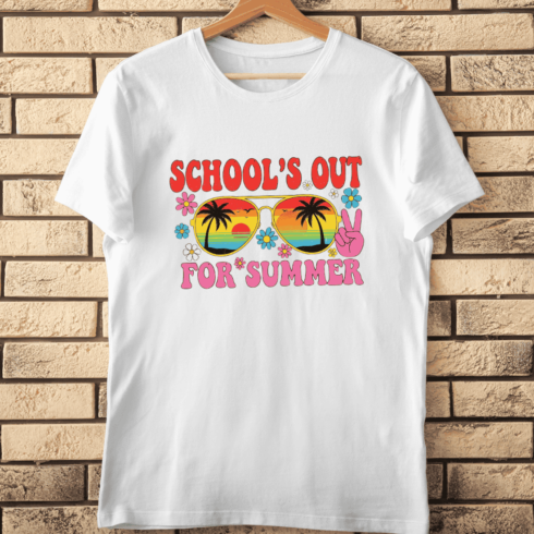School's Out For Summer PNG T-Shirt Design cover image.