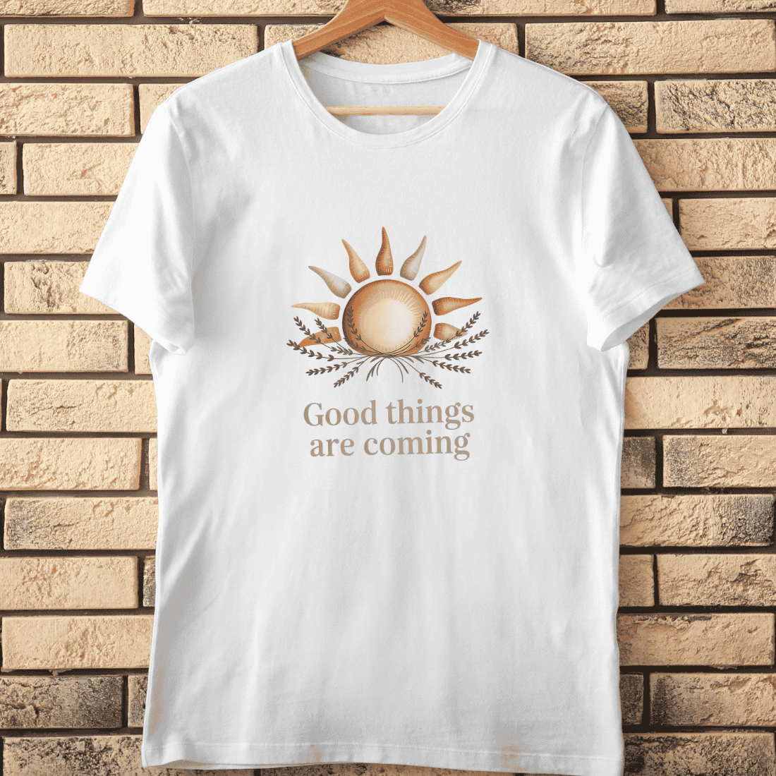 Inspirational Sun T-Shirt Design cover image.