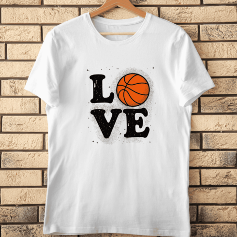 Distressed Sports Fan T-Shirt Design cover image.