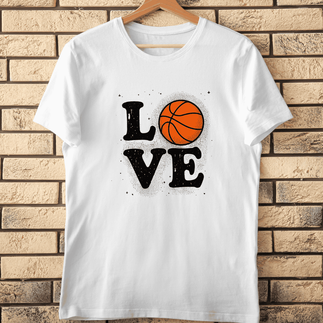 Distressed Sports Fan T-Shirt Design cover image.