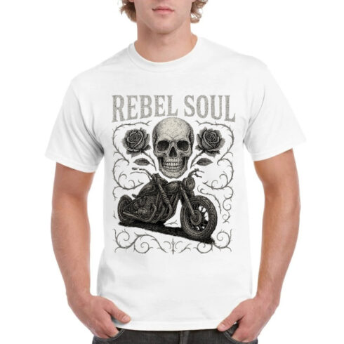 REBEL SOUL T-shirt design cover image.
