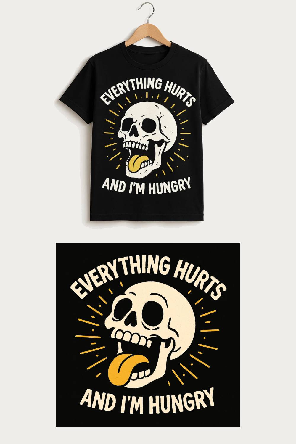T-Shirt Design pinterest preview image.