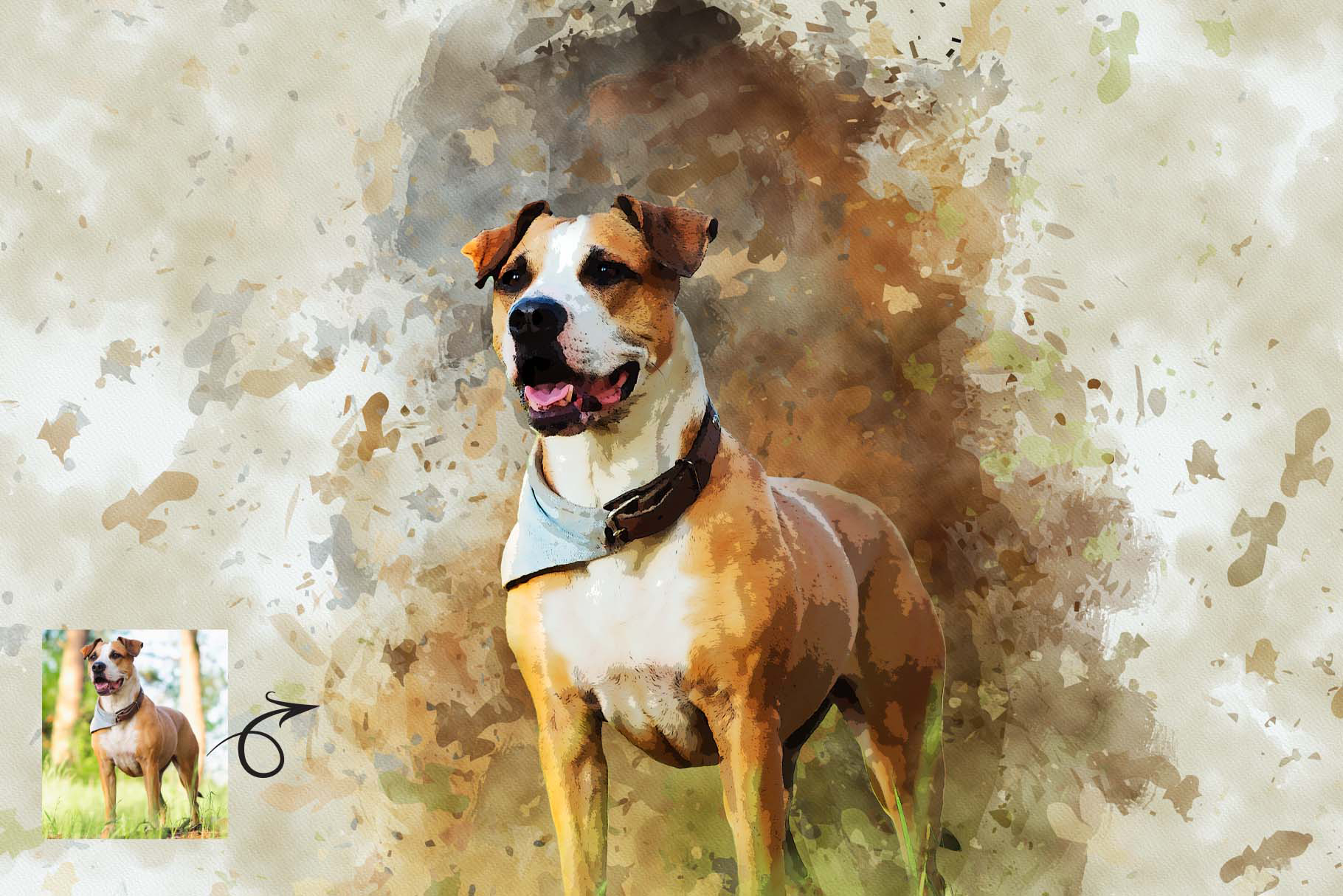 personalized digital pet portraits 9 588
