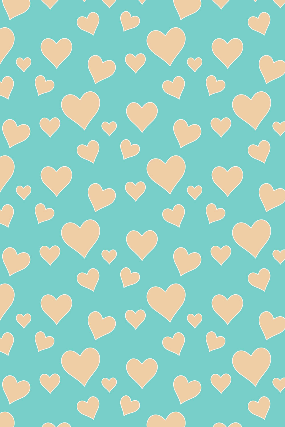 Valentine's Day Seamless Patterns pinterest preview image.
