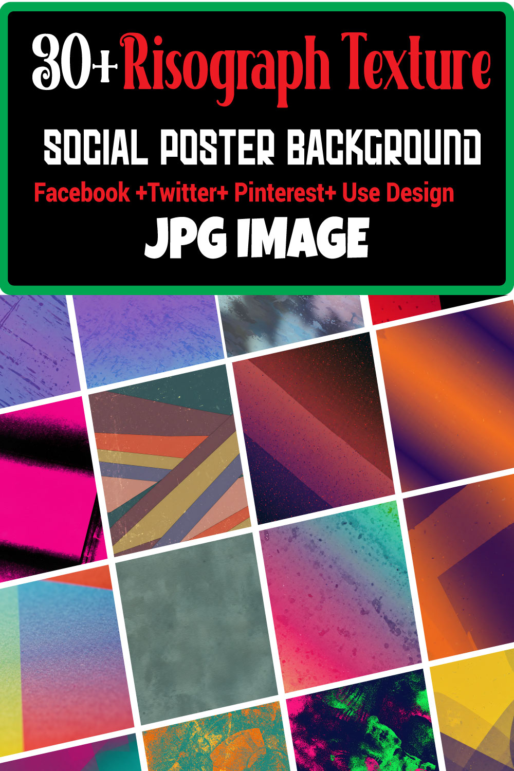 30 Risograph Texture Background JPG For Posters pinterest preview image.