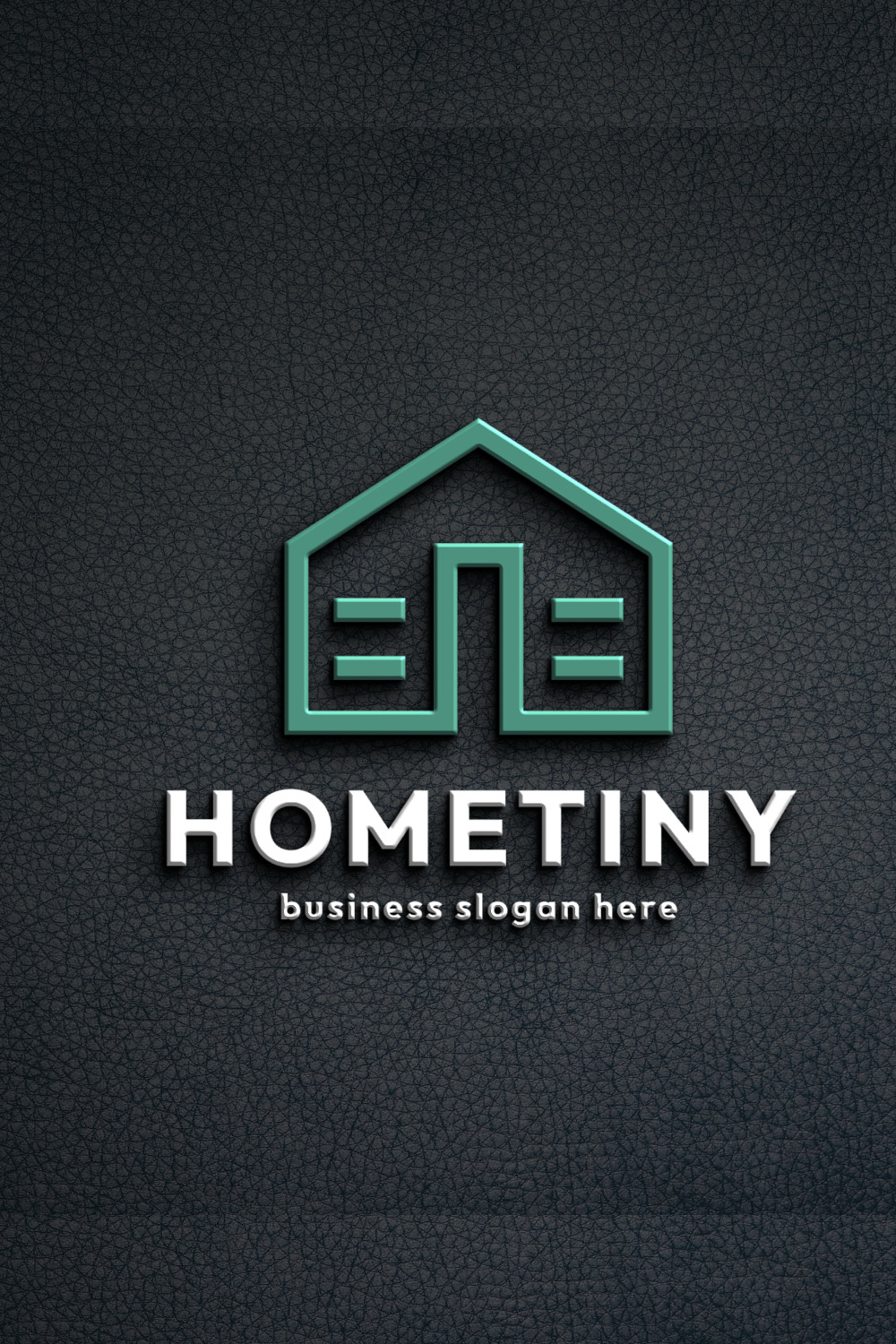 Tiny Home Real Estate Logo pinterest preview image.