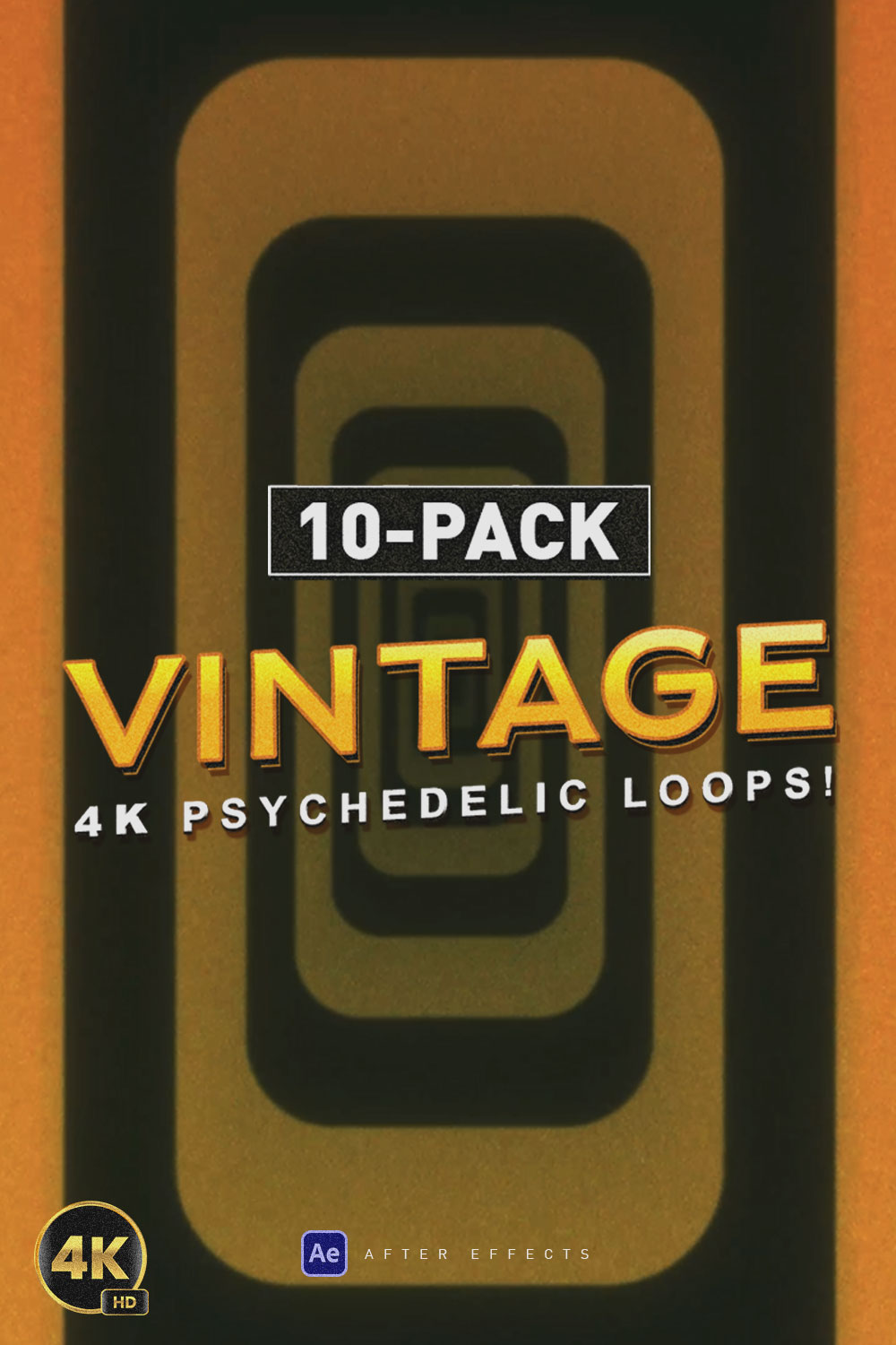 Vintage Psychedelic & Trippy 10-Pack 4K Backgrounds! pinterest preview image.