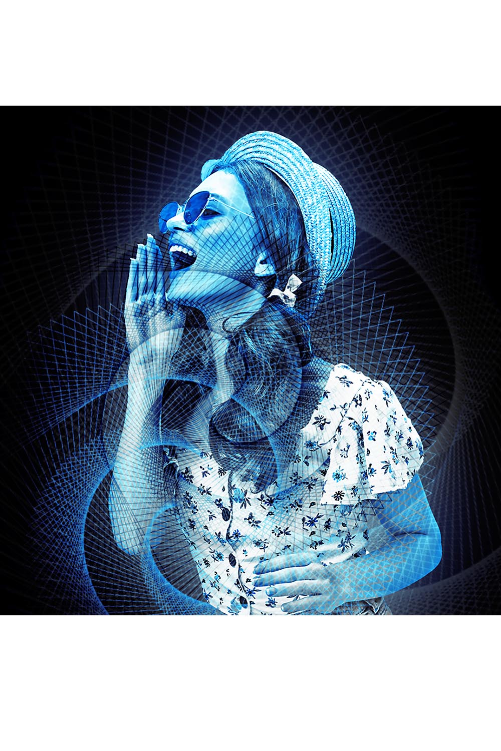 Geometric Distortion Ps Action pinterest preview image.