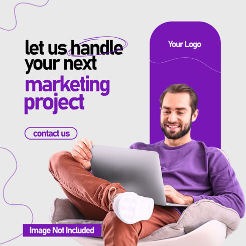 Advertising Campaign Design Template for Marketing Agencies cover image.