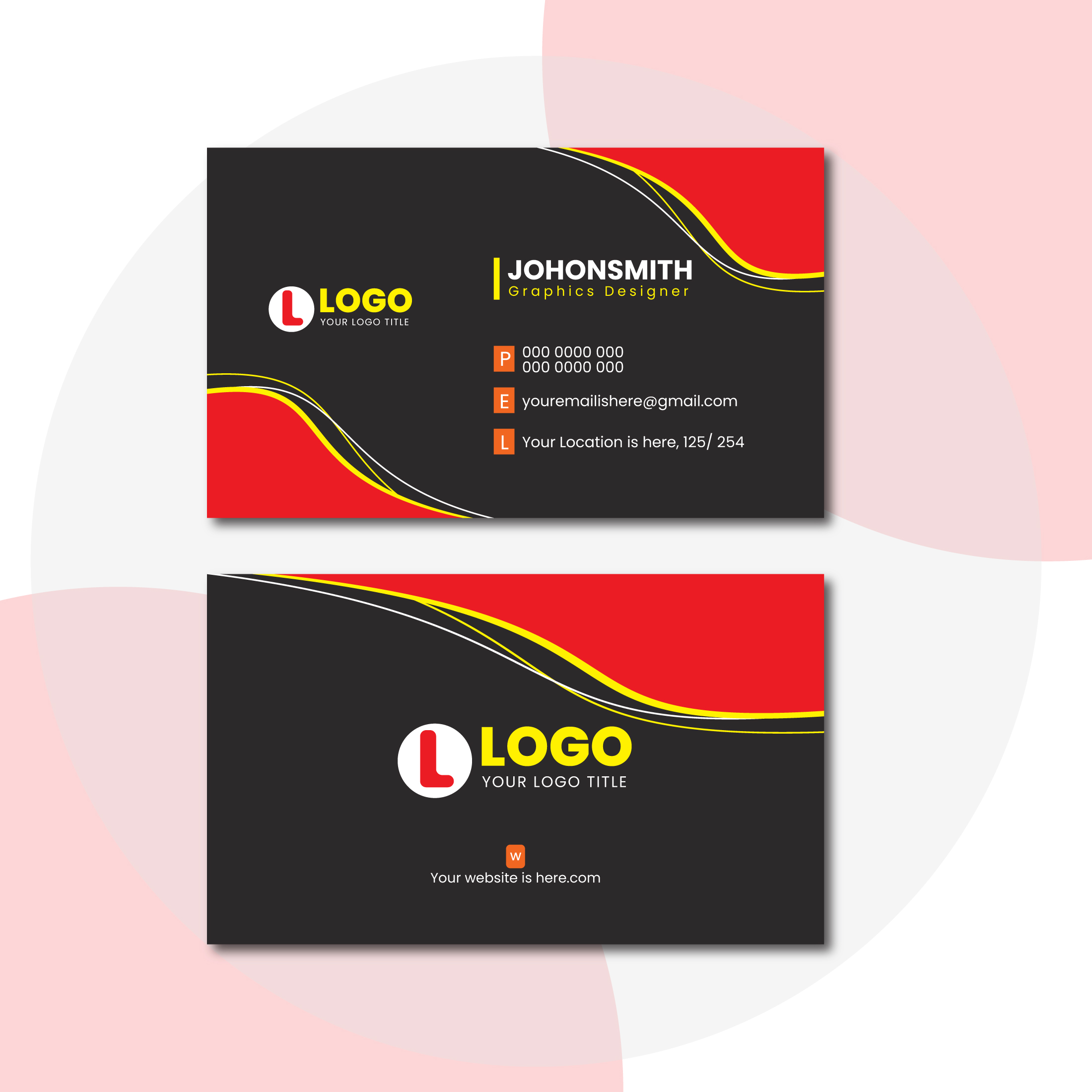 Corporate Business Card Design cover image.