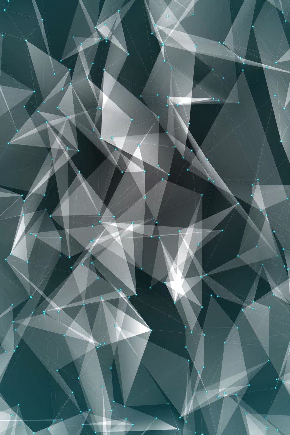 4K Crystal Prism Background Animation Refractive Light Effects & Geometric Motion Graphics pinterest preview image.