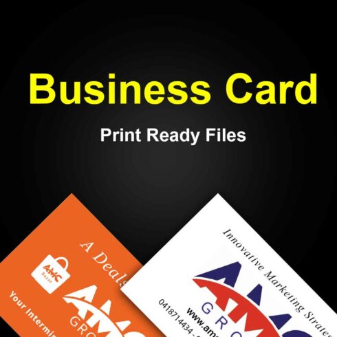 Modern Business Card Template – Clean & Professional Design (PSD, AI, Print Ready) cover image.