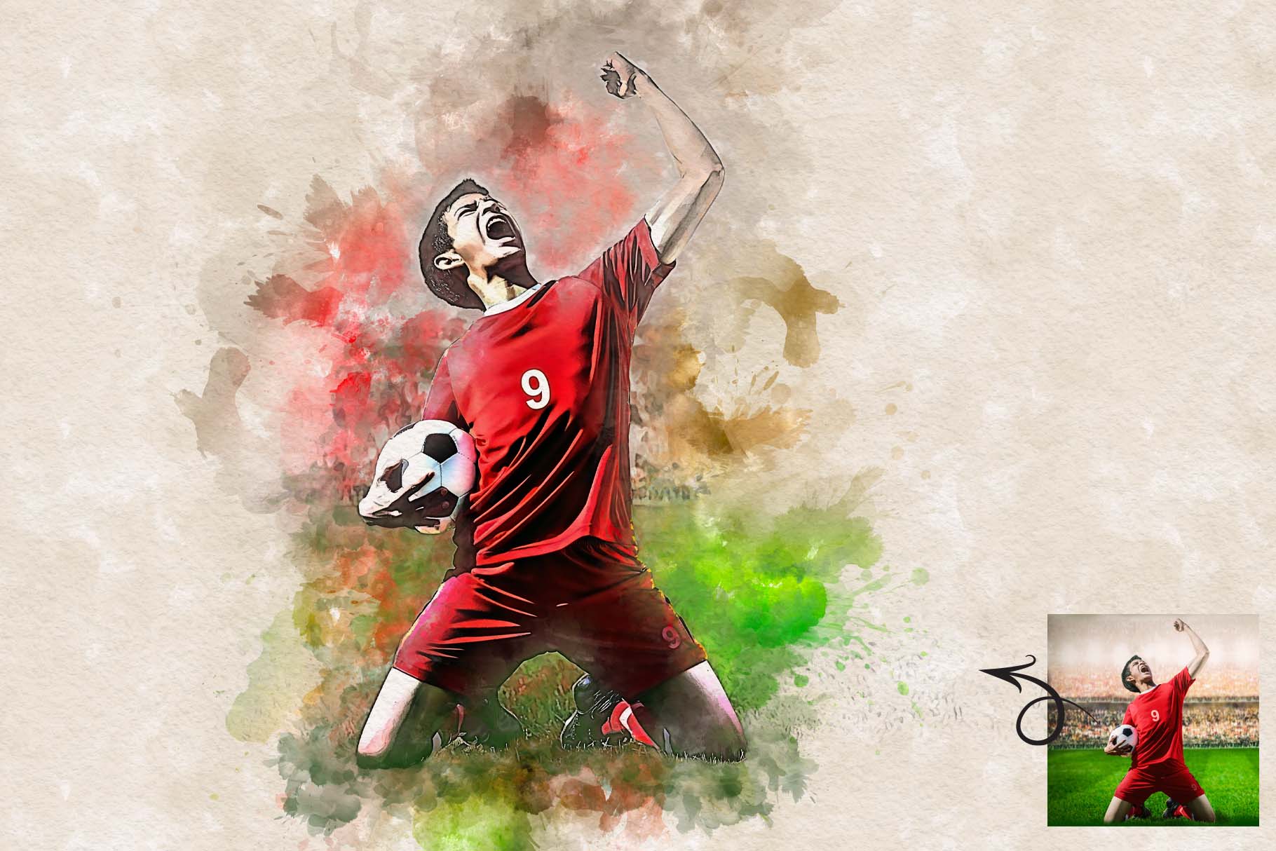 realistic watercolor effect action 6 541