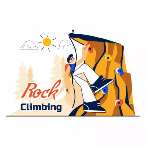 10 Rock Climbing Illustration cover image.