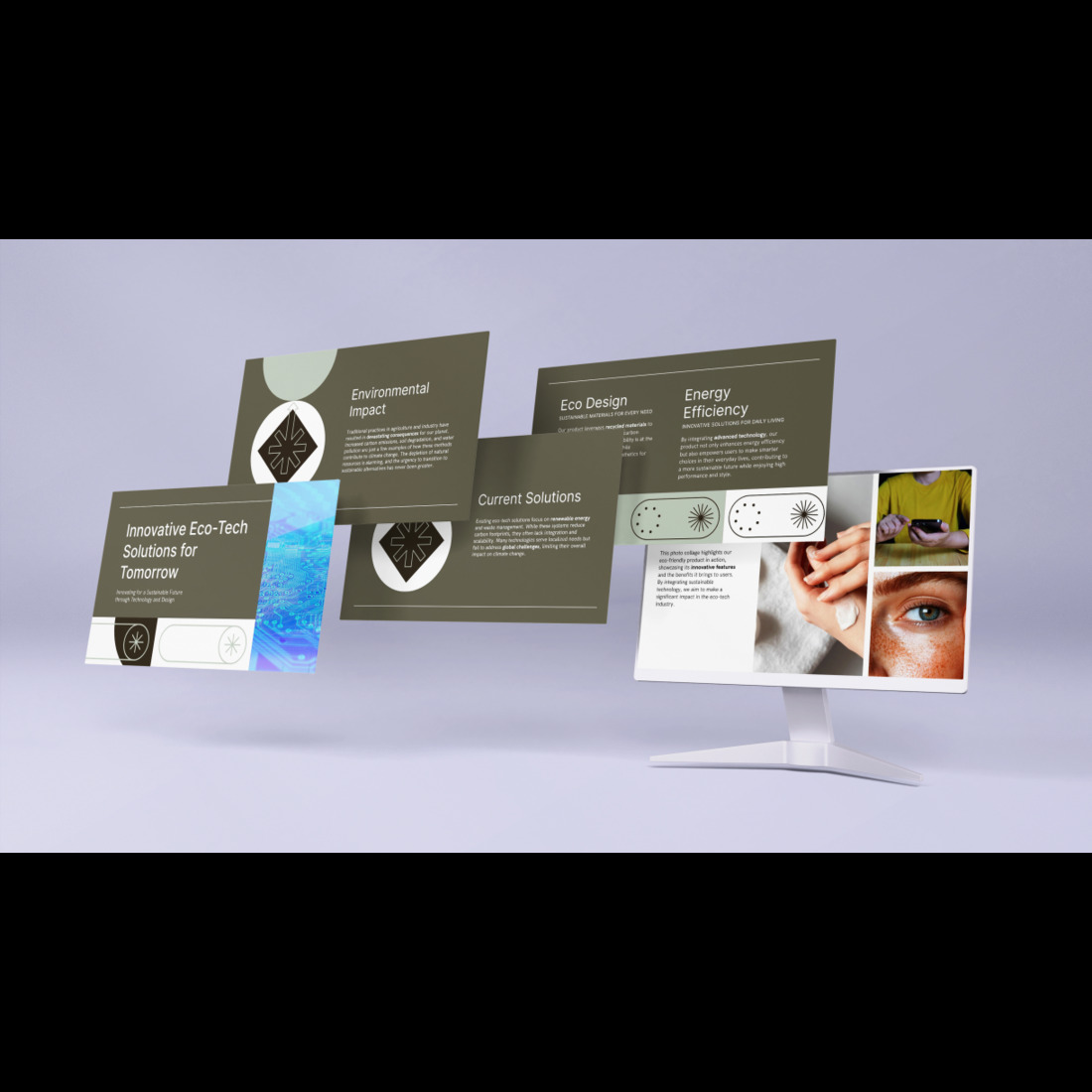 PowerPoint Startup Pitch Deck Template preview image.