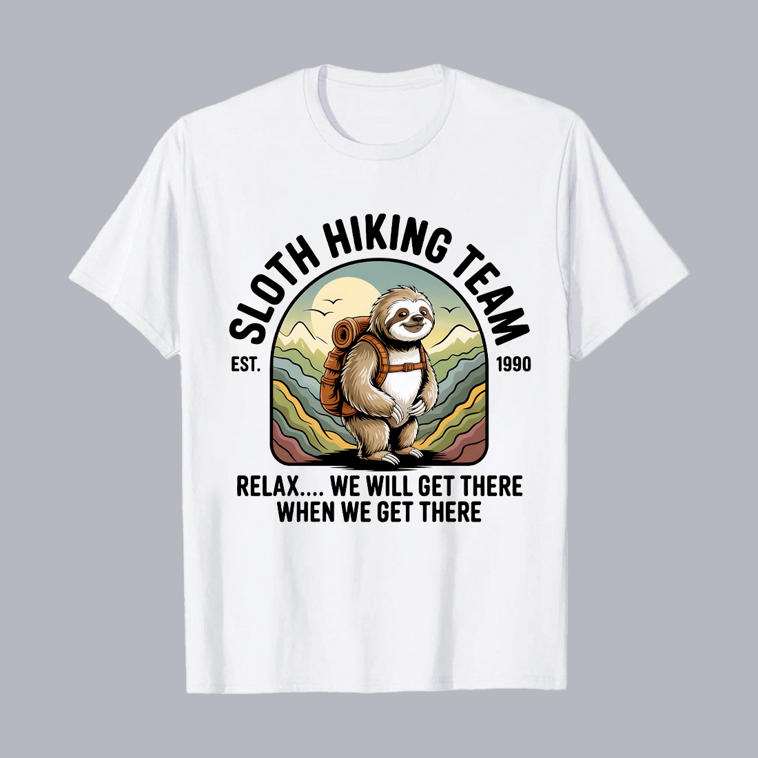 sloth hiking test. 1990 relax... we will get there when we 02 200