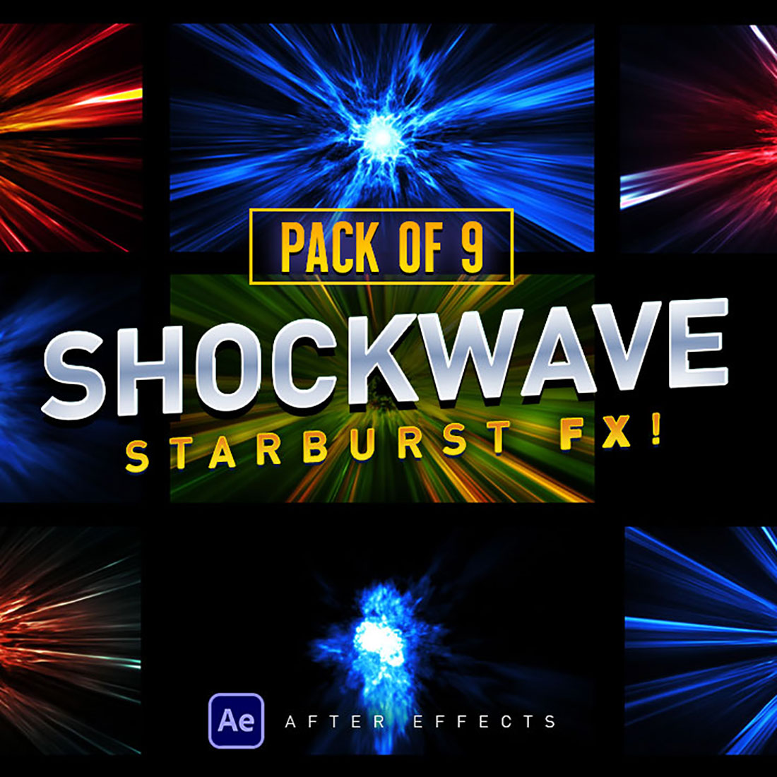 Explosive 9-Pack Shockwave Starburst FX – Exclusive Offer! cover image.