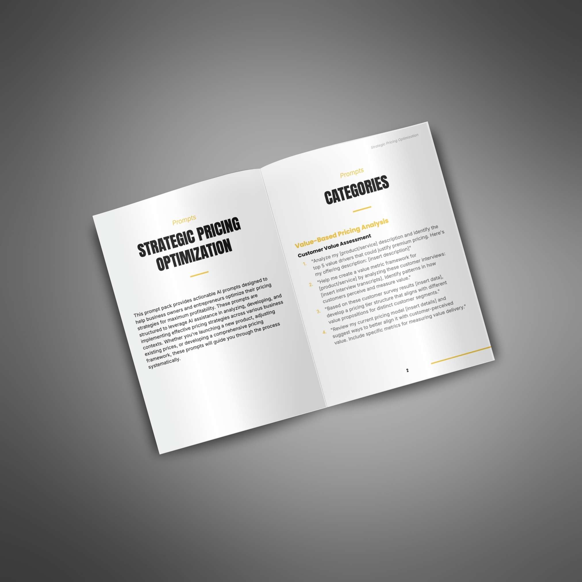 Strategic Pricing Optimization preview image.