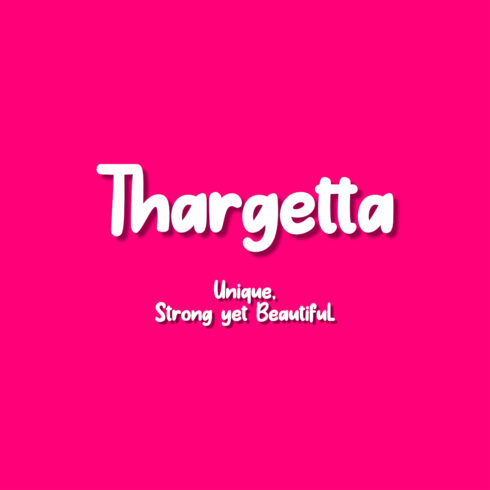 Thargetta Font cover image.