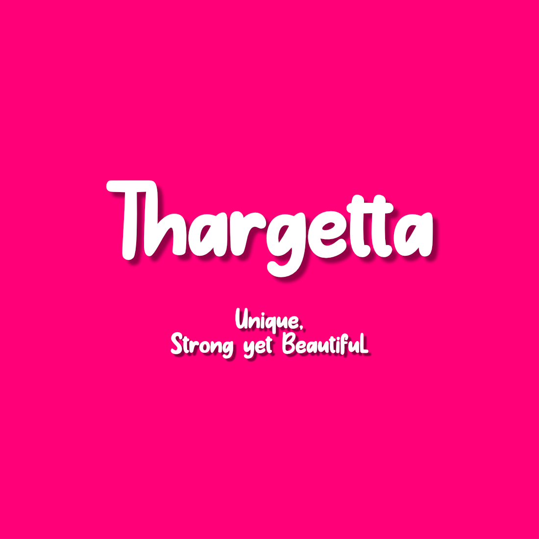 Thargetta Font cover image.