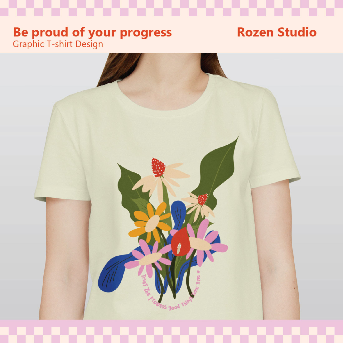 Flower Graphic Tshirt cover image.