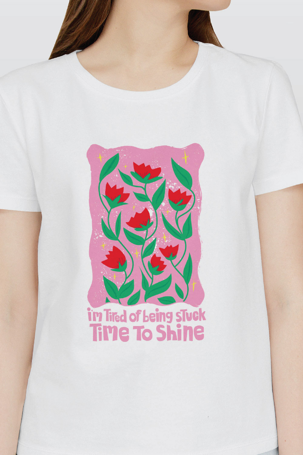 Shine Graphic Tees pinterest preview image.