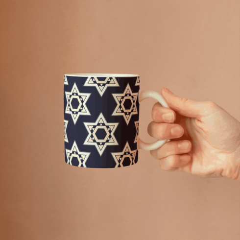 Stylish coffee mug mockup cover image.