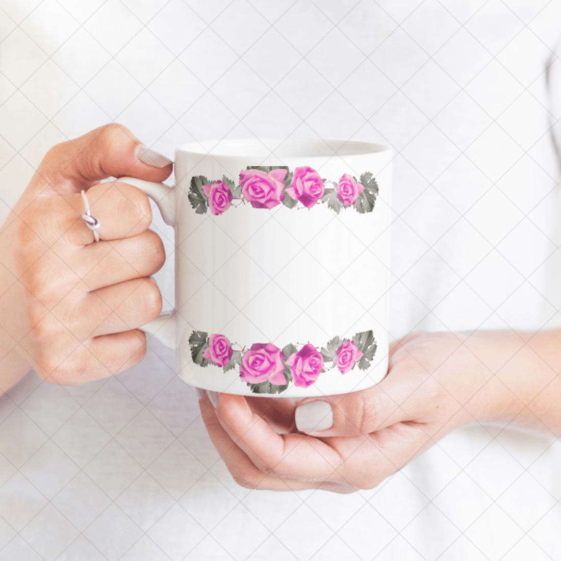 Stylish beautiful coffee mug mockups preview image.