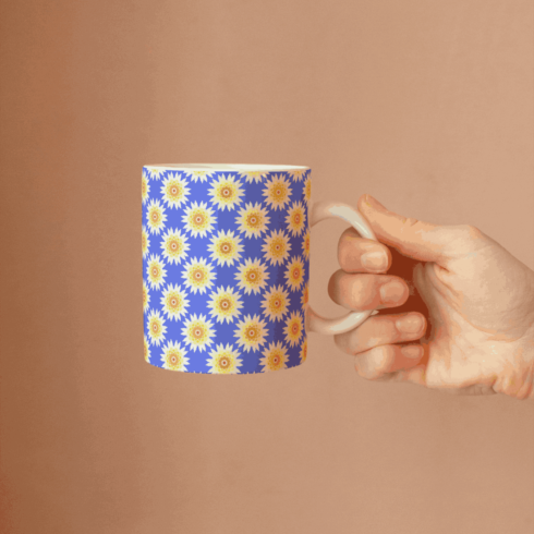 Beautiful eye catching mug mockups cover image.