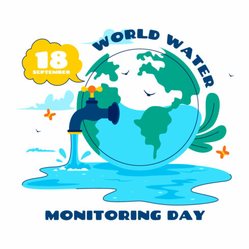 10 World Water Monitoring Day Illustration cover image.