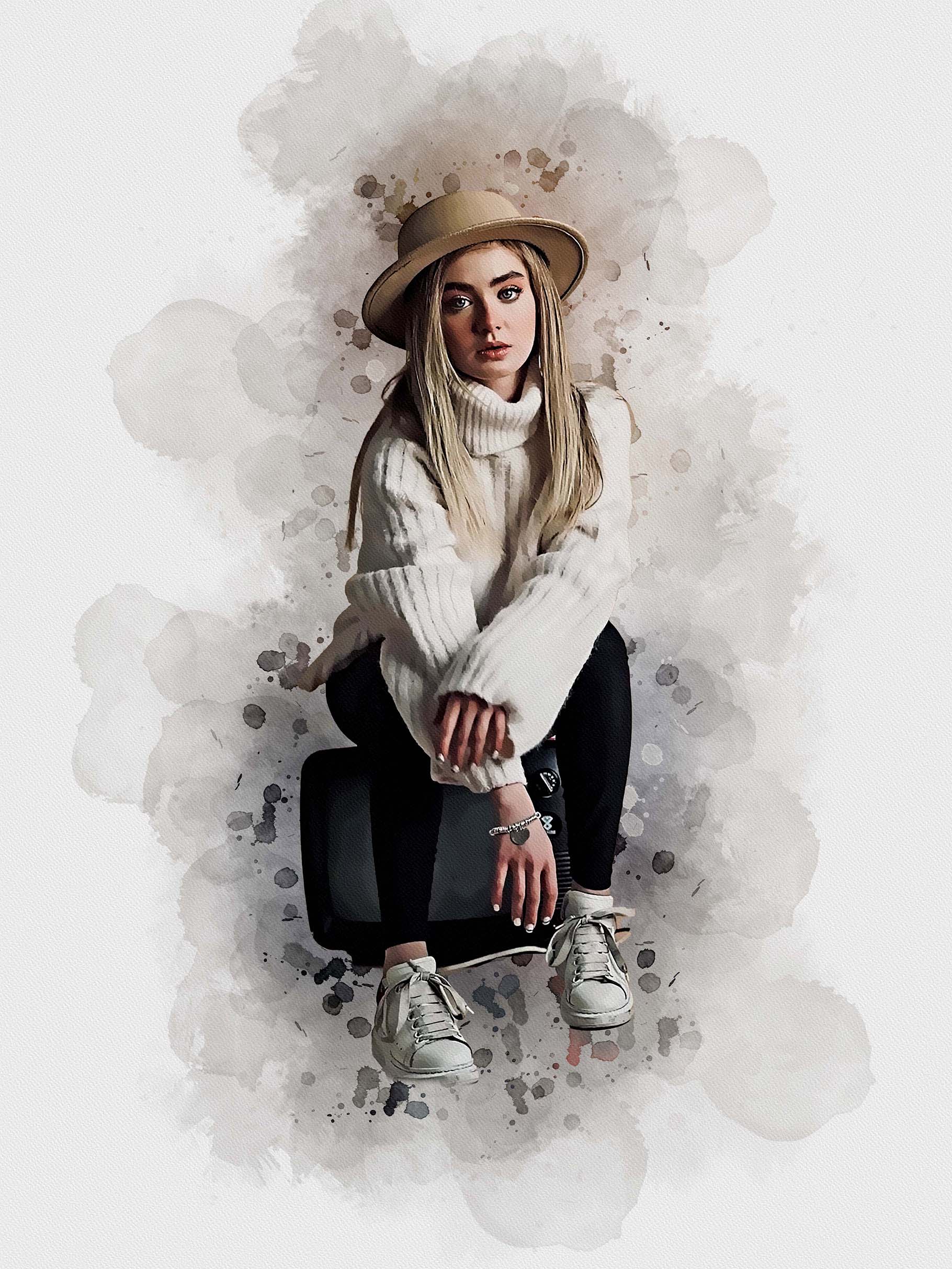 watercolor brush portrait 08 352