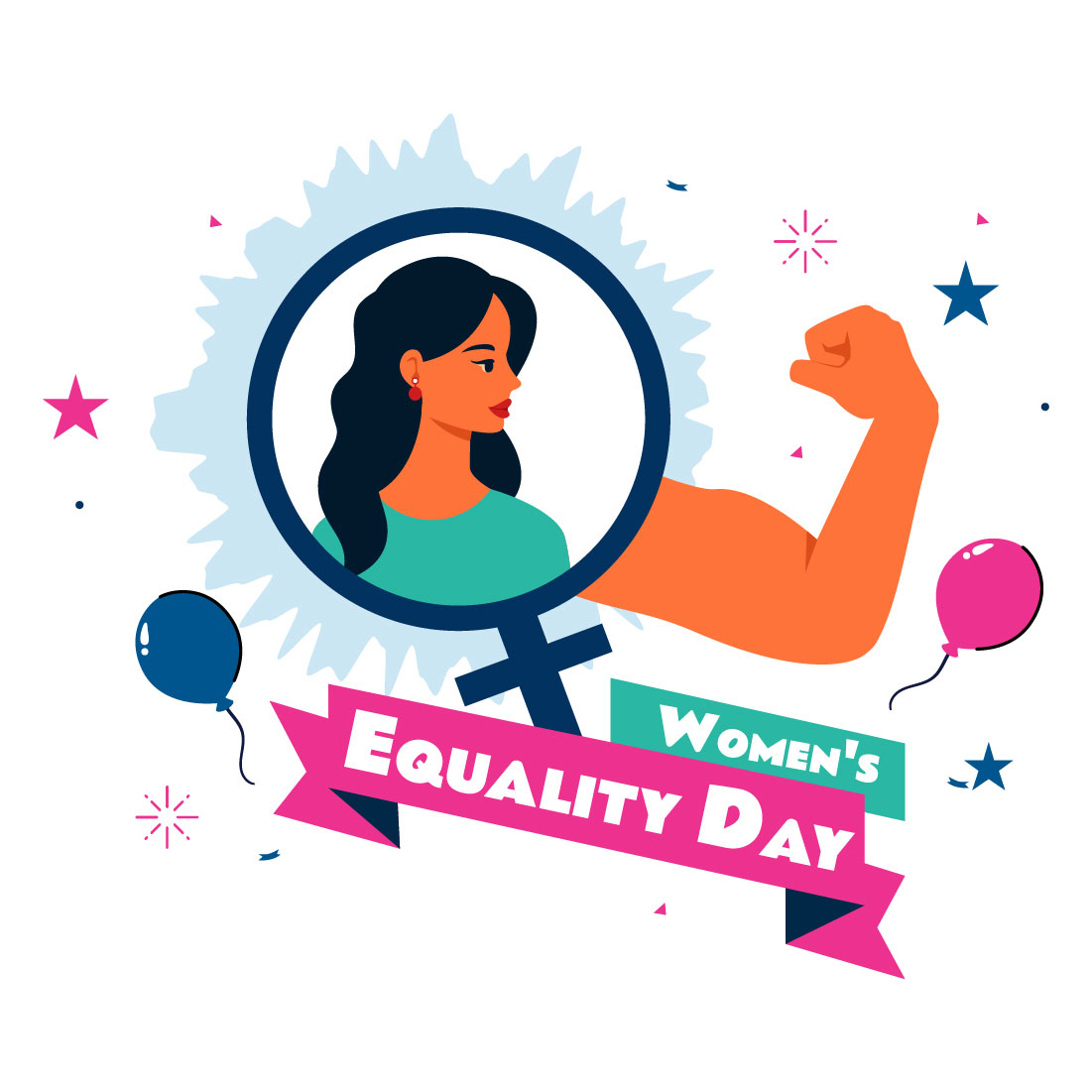 10 Women's Equality Day Illustration cover image.