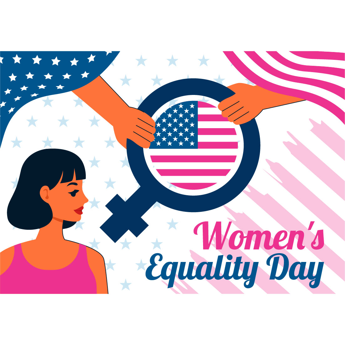 10 Women's Equality Day Illustration preview image.
