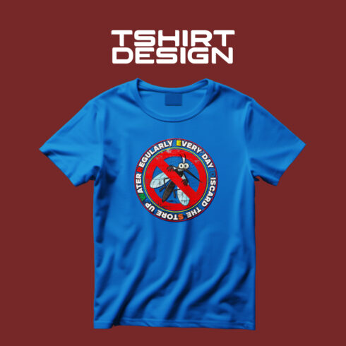 Dengue Awareness TShirt Design cover image.