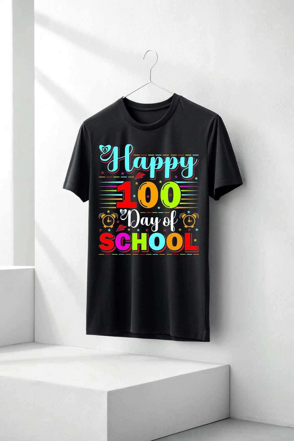100 days of school t shirt design pinterest preview image.