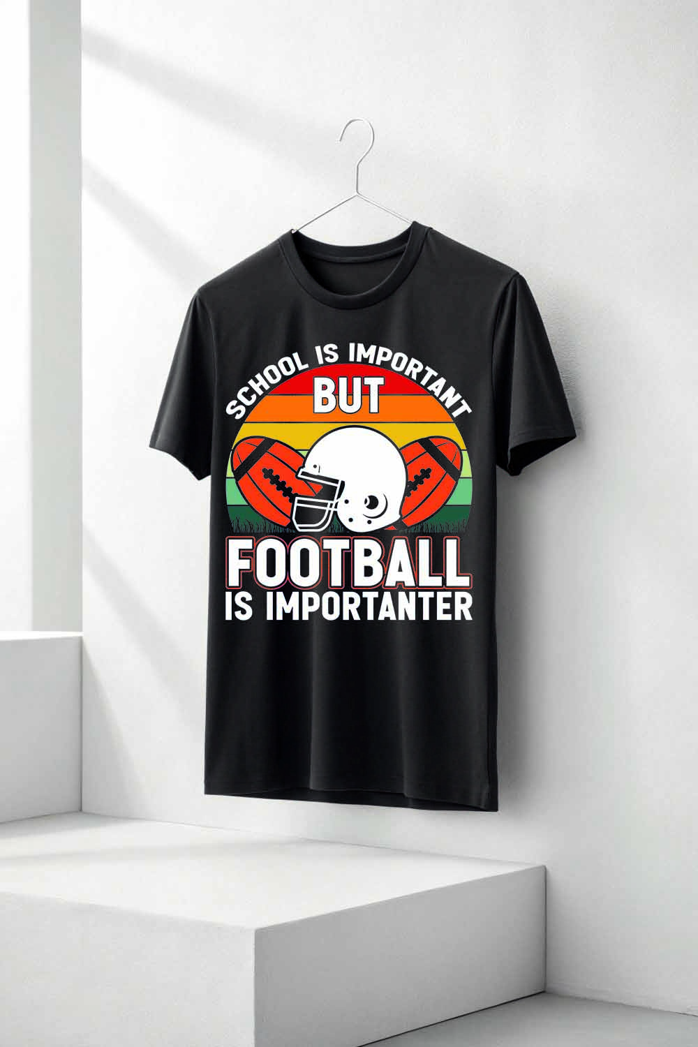 American Football T-shirt Design  pinterest preview image.