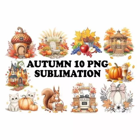 Cozy Autumn PNG Sublimation cover image.