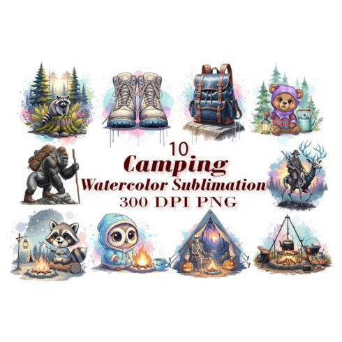 Watercolor Sublimation Wild Camp cover image.